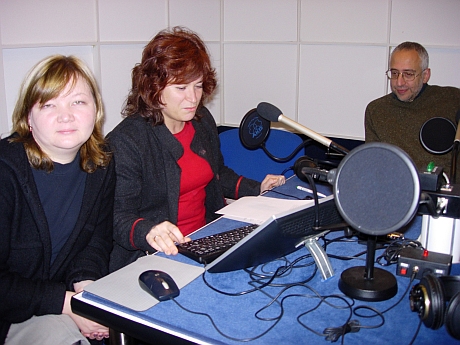  Наталья Ростова, Анна Качкаева и Николай Сванидзе, фото Радио Свобода