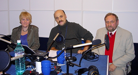 Елена Стрельникова, Александр Костинский и Павел Оржековский, фото Радио Свобода