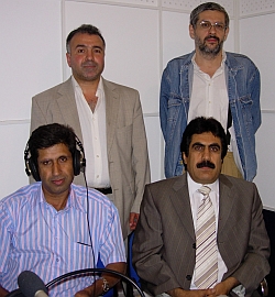  Карэн Агамиров, Дмитрий Беломестнов, Фарук Фарда, Гулам Мохаммад, фото Радио Свобода 