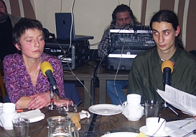  Карин Клеман и Василий Кузьмин. Фото Радио Свобода 