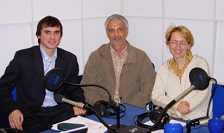  Алексей Воробьев, Сергей Корзун и Ирина Ясина,  фото Радио Свобода 