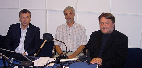  Александр Клюкин, Сергей Корзун и Вячеслав Албу,  фото Радио Свобода 