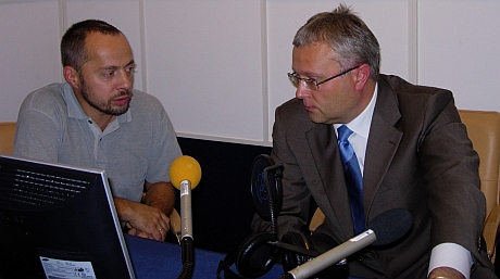  Михаил Соколов и Александр Лебедев, фото Радио Свобода