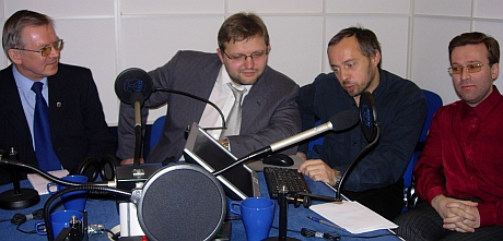  Александр Крутов, Никита Белых, Михаил Соколов и Михаил Тульский. Фото Радио Свобода